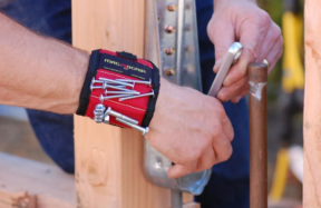Magnetisches Armband, ein praktisches Gadget für Handwerker.